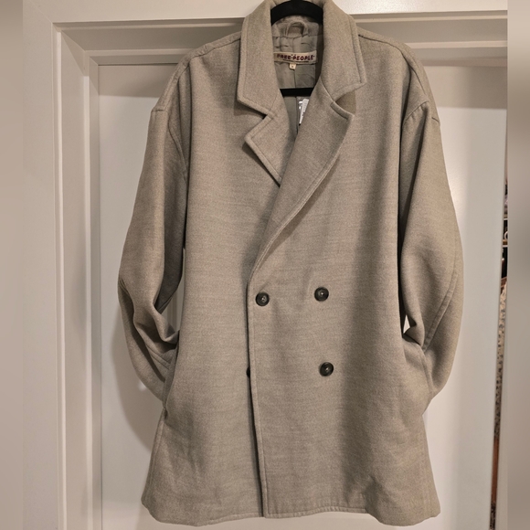 Free People Hannah Double Breasted Blazer Coat - Picture 12 of 16